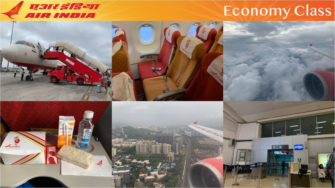 Air India ECONOMY Class: Goa to Mumbai