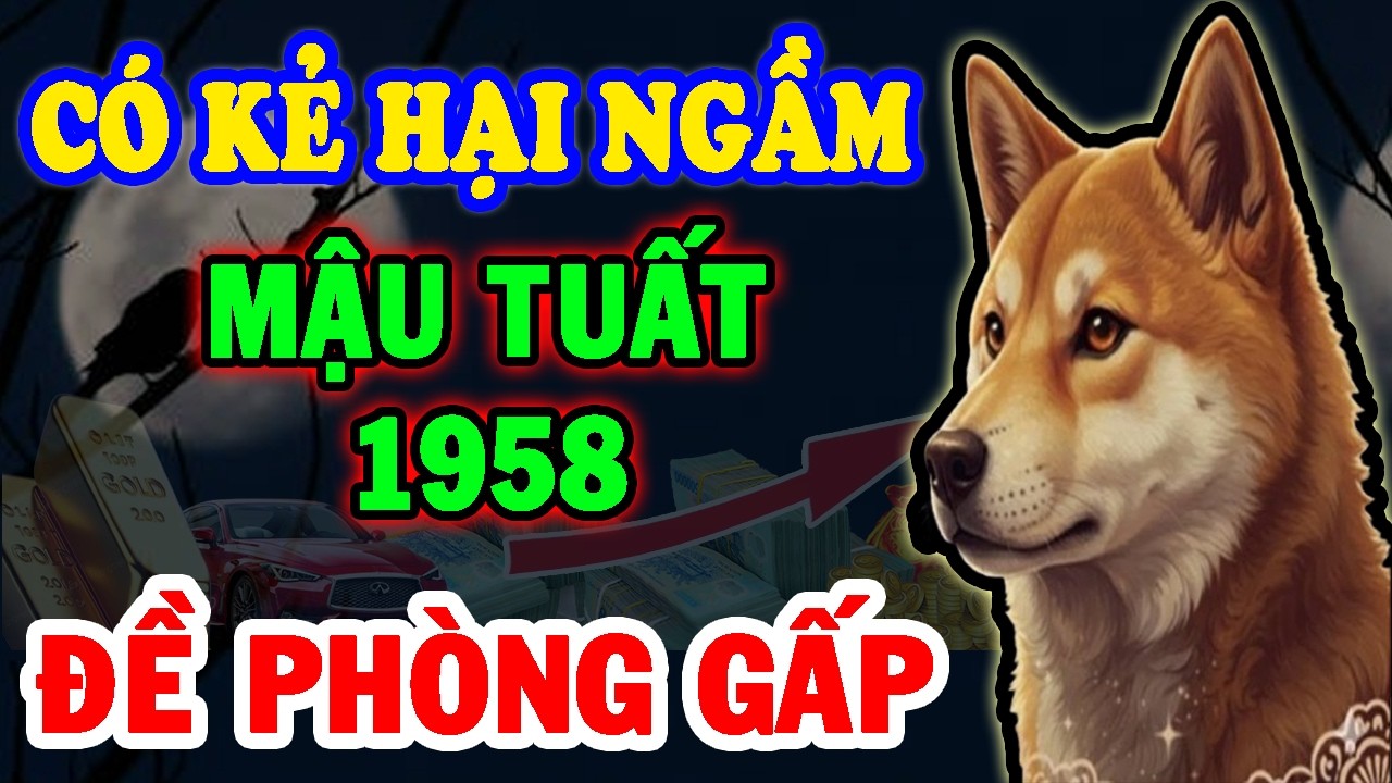 Hé Lộ TIN ĐỘNG TRỜI Mậu Tuất 1958 Có Kẻ Hại Ngầm Trong Tháng 2 Và Tháng 3 Âm Chuyện Gì Sẽ Xảy Đến
