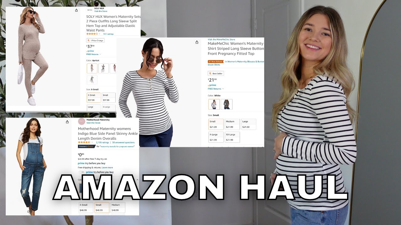 Amazon Maternity Try-on Clothing Haul | Second Trimester
