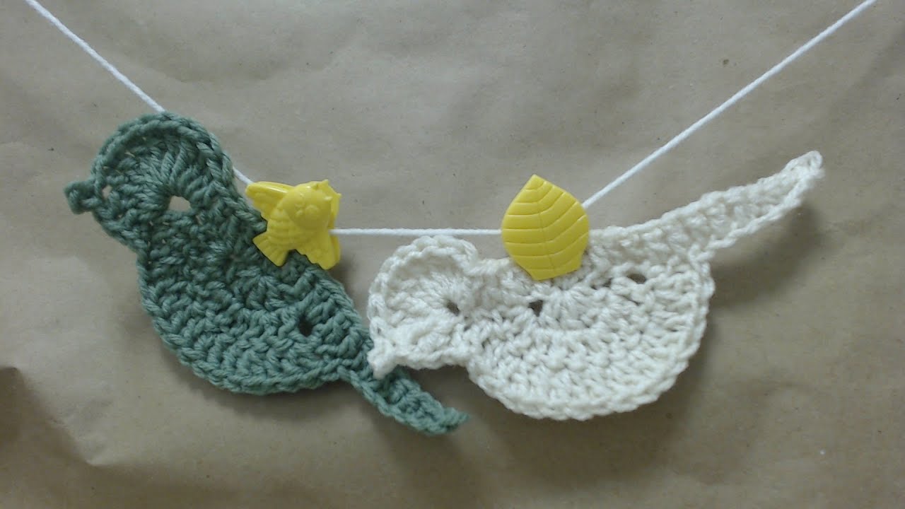 Crochet Bird Applique Advanced Stitches
