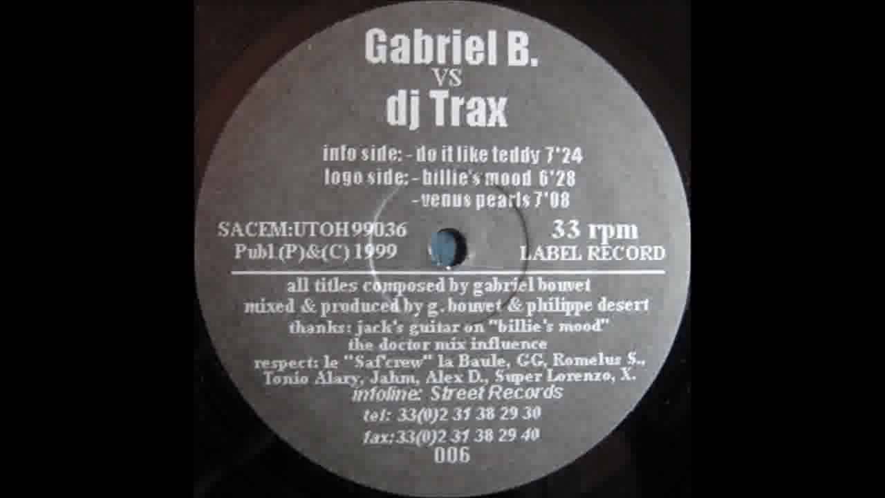 (1999) Gabriel B. vs. DJ Trax - Billie's Mood [Original Mix]