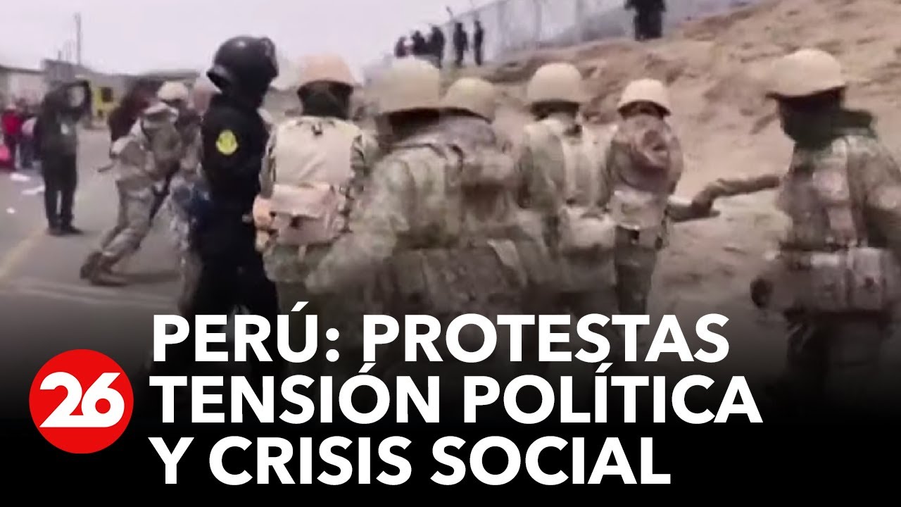 Tensión y caos social en Perú: siguen las protestas contra Dina Boluarte