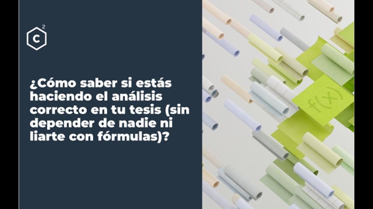 ¿Cómo saber si estás aplicando bien el análisis estadístico en tu tesis?