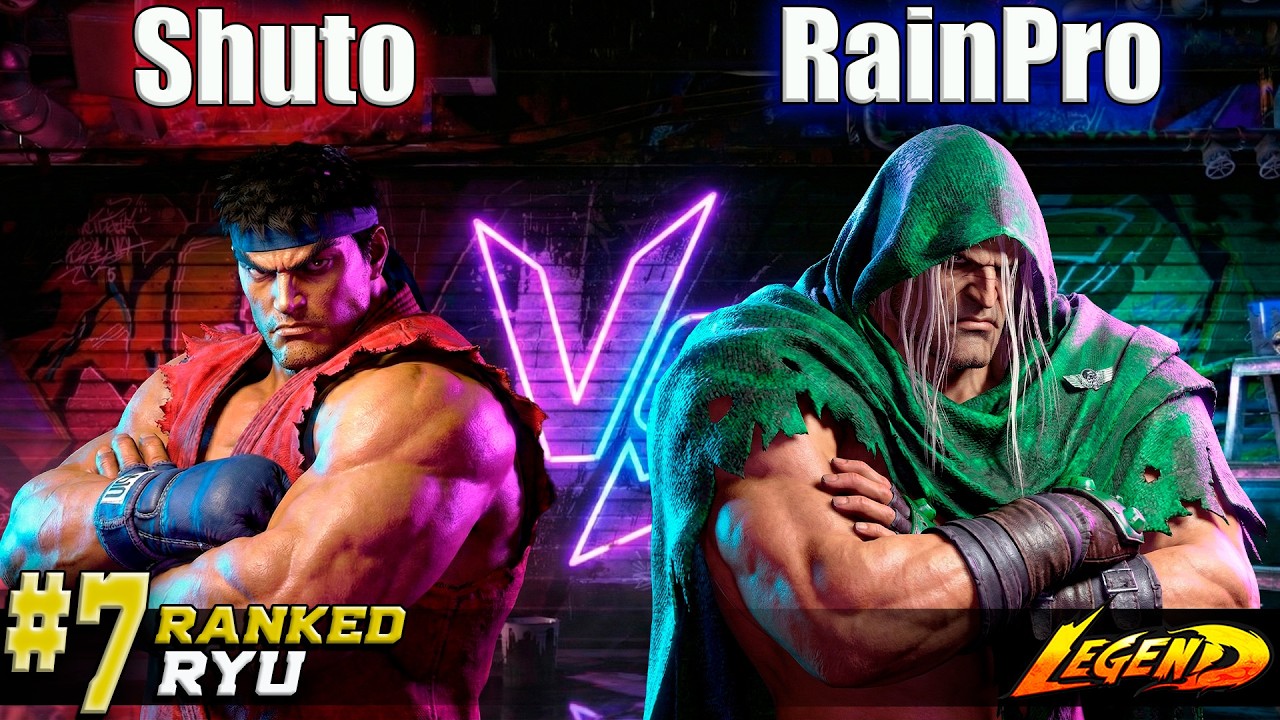 🔥 SF6 ▰ SHUTO (Ryu) vs RAINPRO (M.Bison) ▰ Street Fighter 6 🔥