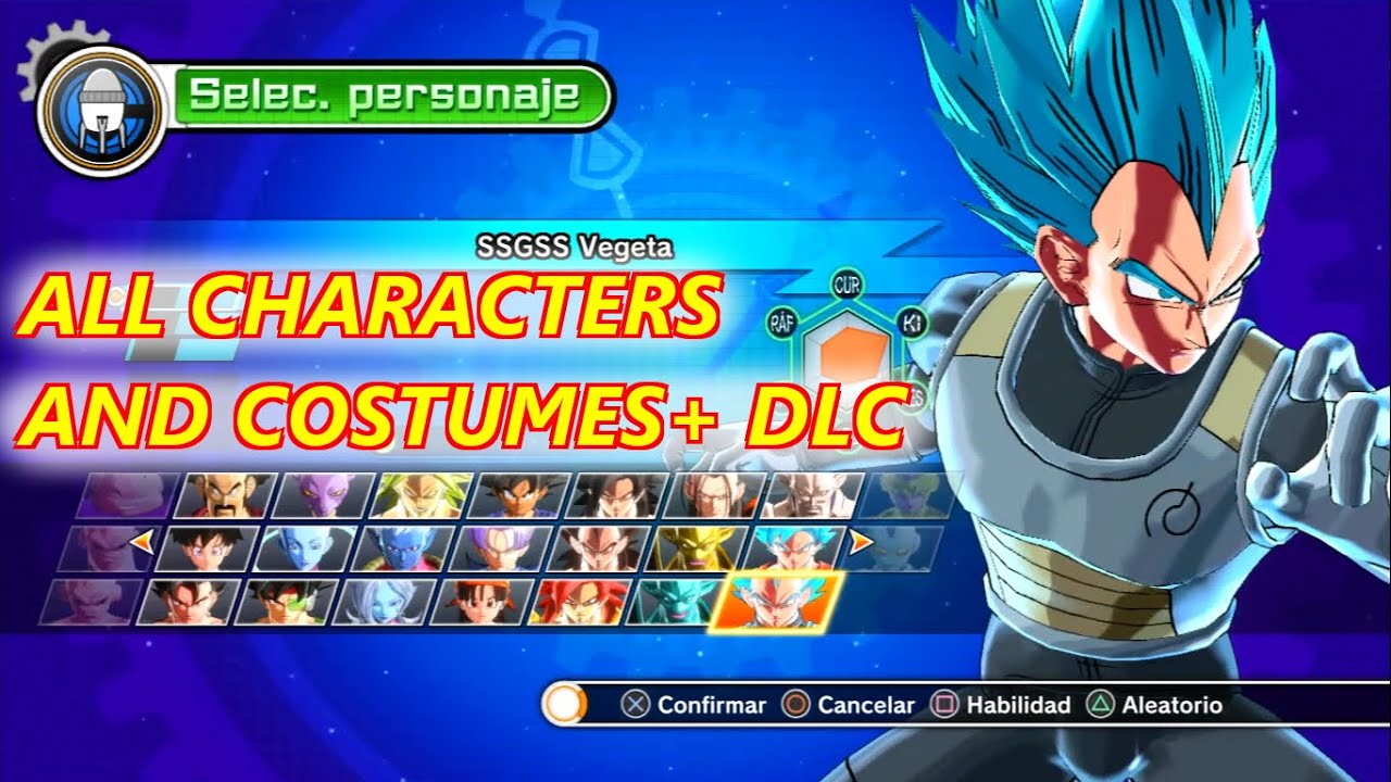 Dragon Ball Xenoverse | Todos los Personajes y Trajes + DLC | ANÁLISIS