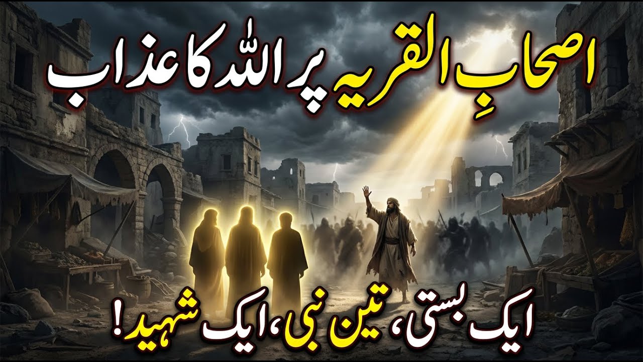 Ashab-ul-Qaryah Pr Azab Ki Wjha | Ek Basti, Teen Nabi, Ek Shaheed | Surah Yaseen ka dil