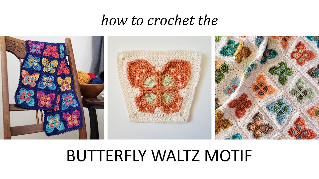 Crochet the Butterfly Waltz Motif: Step-by-Step Tutorial
