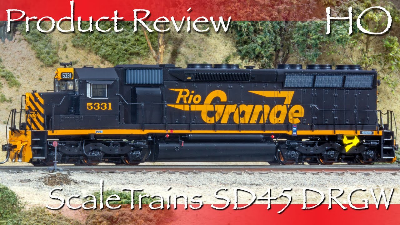 Rocky Mountain Muscle! — Распаковка и обзор нового ScaleTrains HO Scale DRGW SD45!