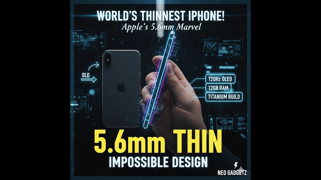 iPhone Air - The Thinnest iPhone Ever! (5.6mm)