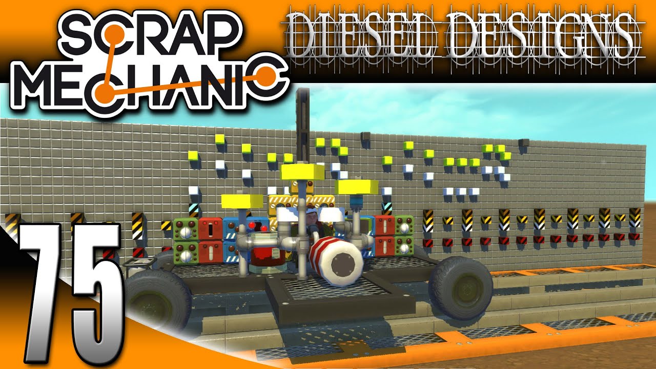 Scrap Mechanic Gameplay :EP75: ToteBot Music Blocks! Is that Nine Inch Nails?! (Let's Play 1080p)