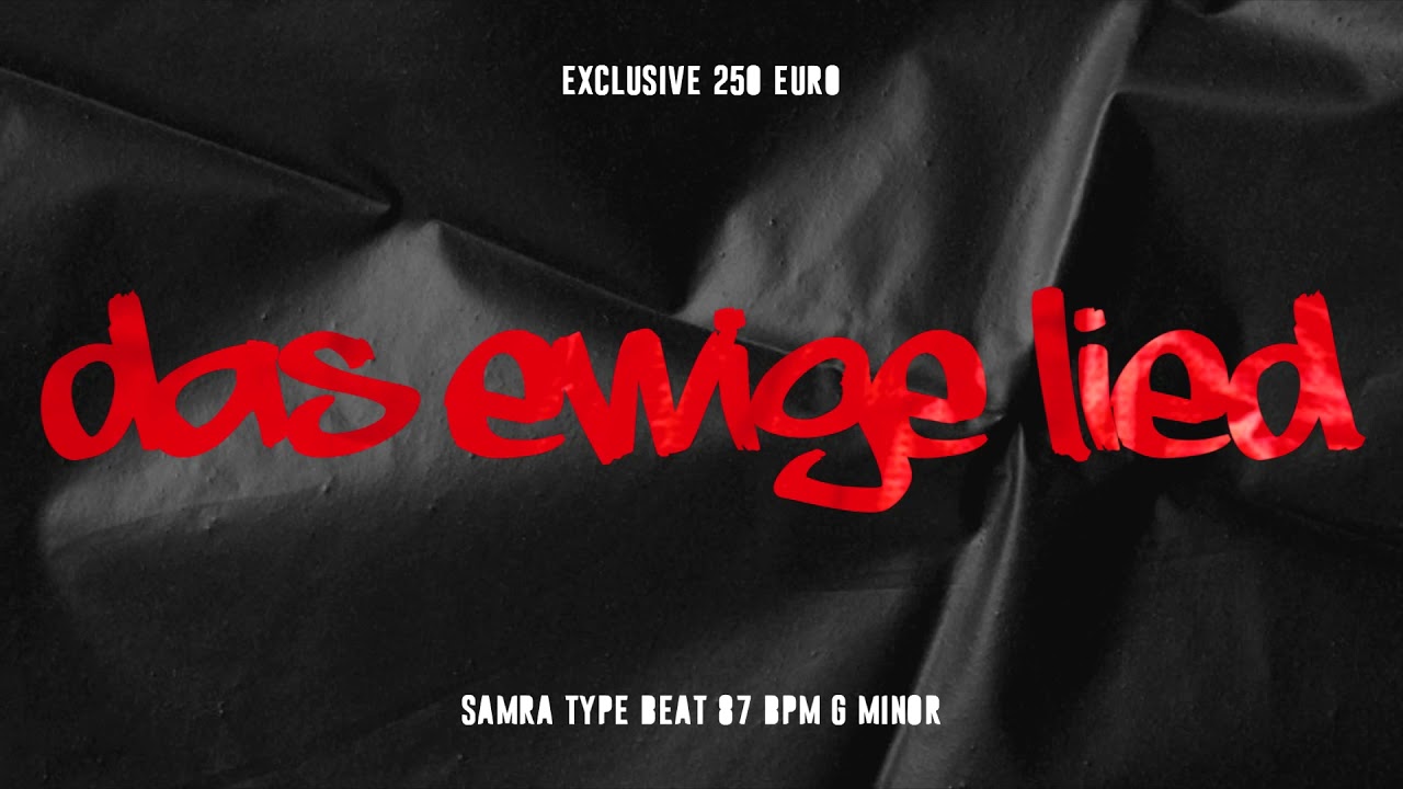 Das ewige Lied | Samra Type Beat | 87 bpm G minor