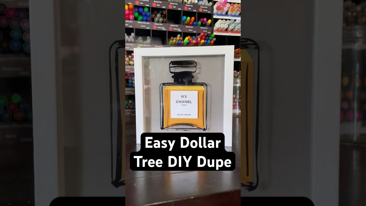 Chanel No. 5 Dollar Tree DIY Craft | Easy Bougie Gift Idea on a Budget Dupe!