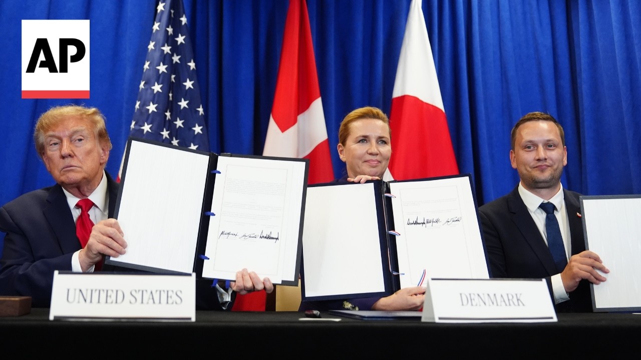 Trump signs US-Denmark-Greenland agreement to bolster Arctic security