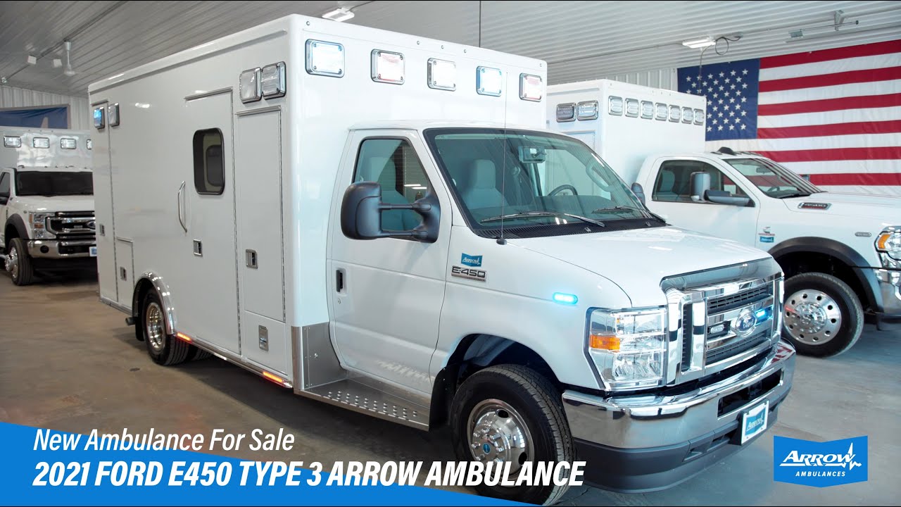 2021 Ford E450 Type 3 Arrow Ambulance (Truck #00442)