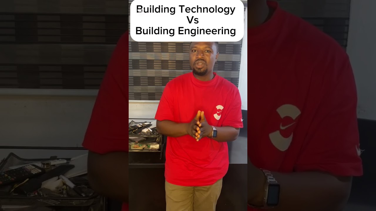 Difference between a building Technology and Building Engineering. #civilengineer #builders