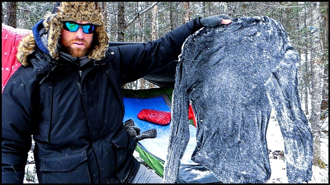 -17C Winter Hammock Camp in the AMOK Draumr