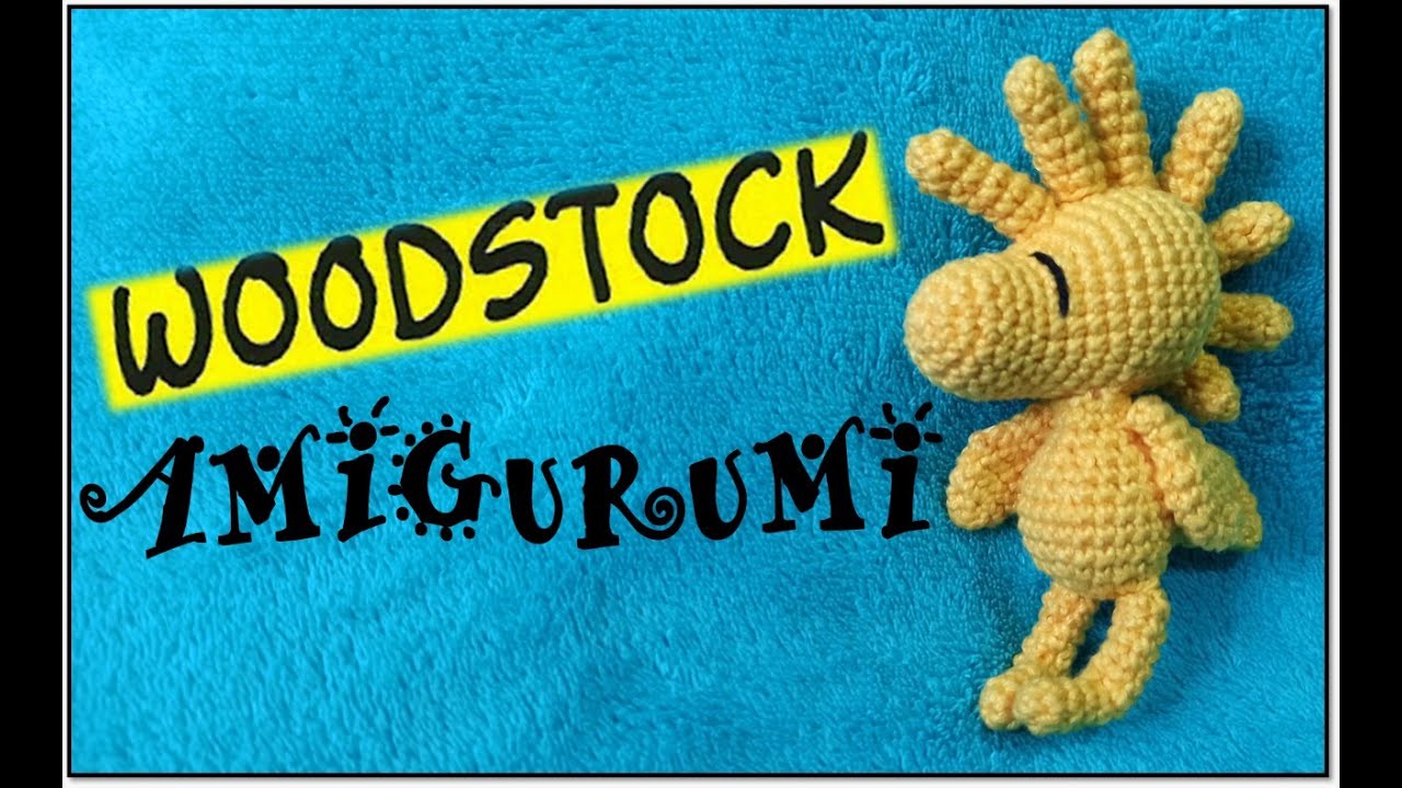 Amigurumi para iniciantes #8 Woodstock Amigurumi # Artesanato # Passo a Passo # Amigurumi Do Zero
