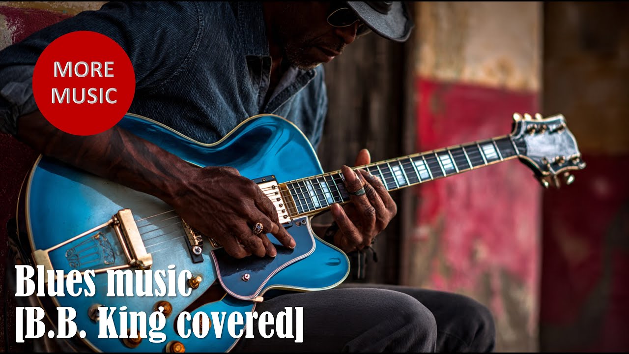 B.B. King [Covered version] Blues #music #uk #guru #blues #florida #usa #shorts #bbking #ai #guitar