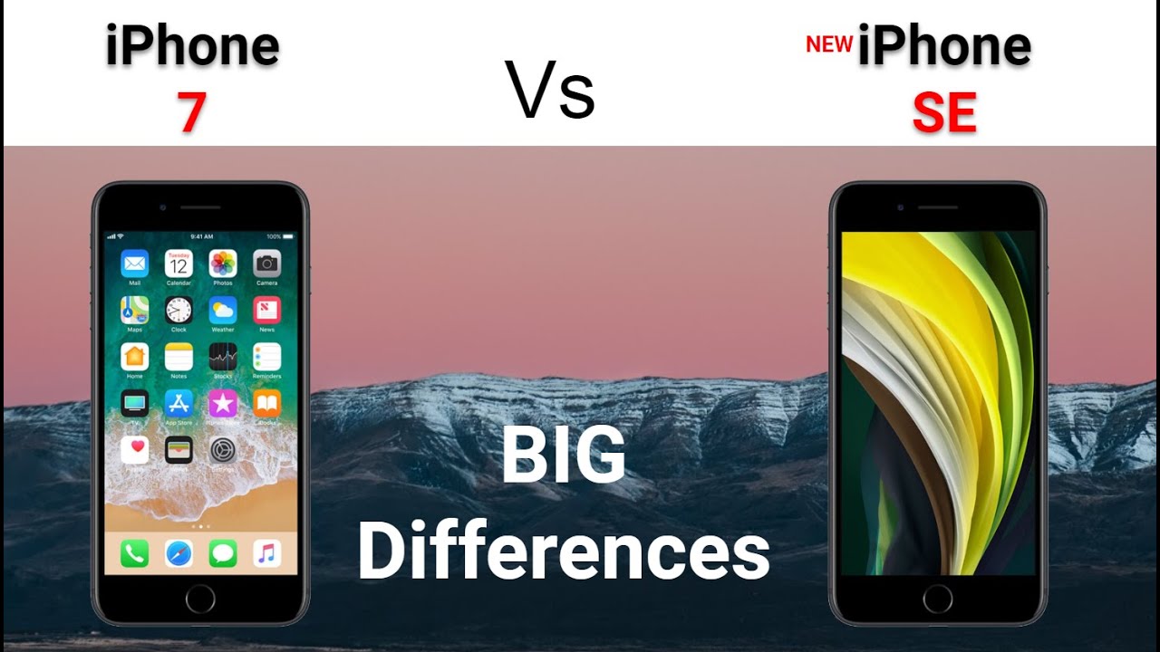 iPhone 7 vs New iPhone SE - Big Differences