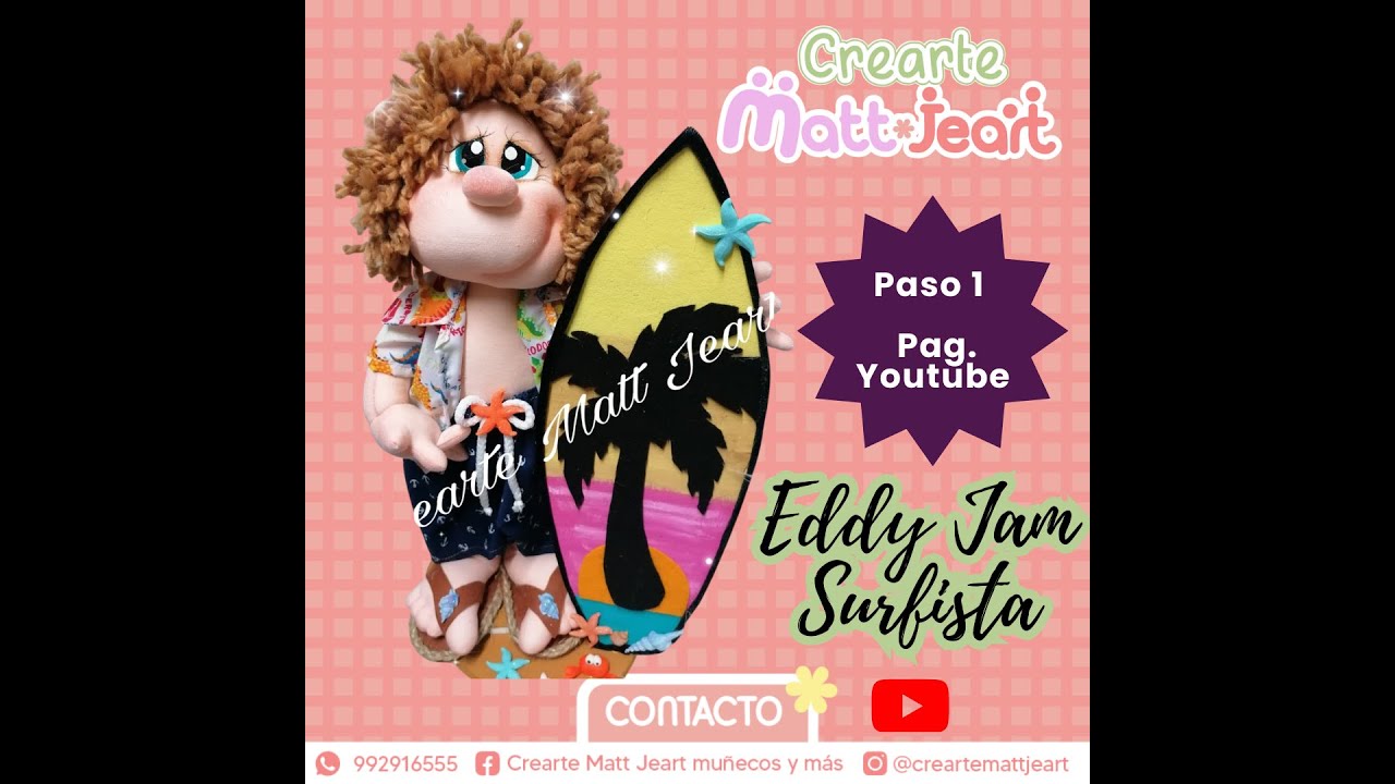 Surfista Eddy Jam  - paso 1