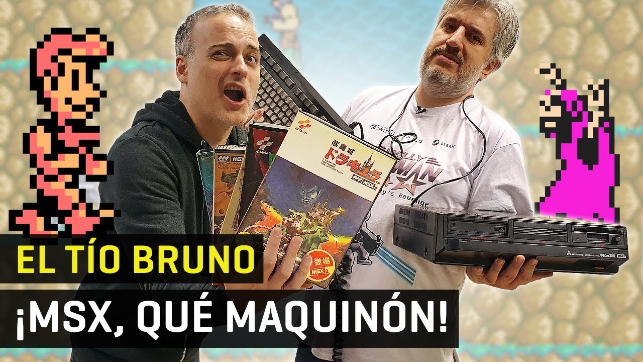 Los juegazos de MSX, ¡qué gran ordenador! Las historias de tío Bruno