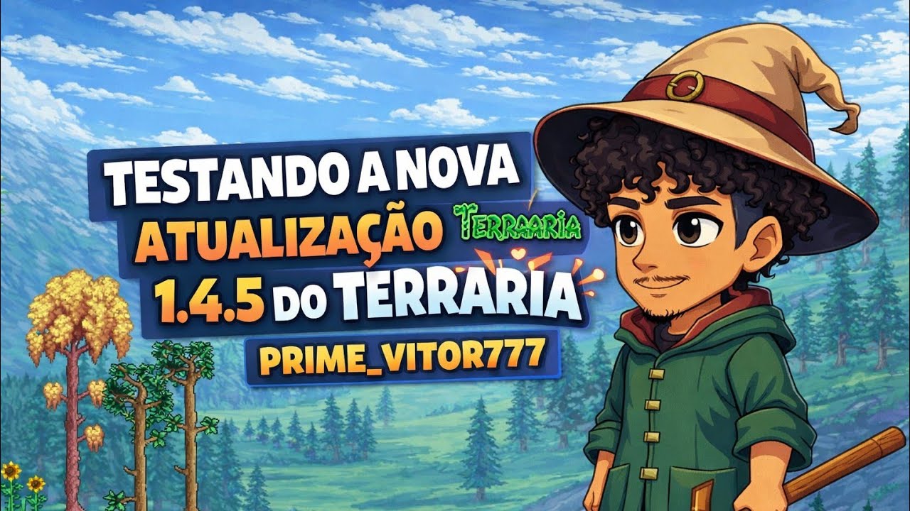 Jogando A Nova Altualização Do Terraria 1.4.5
