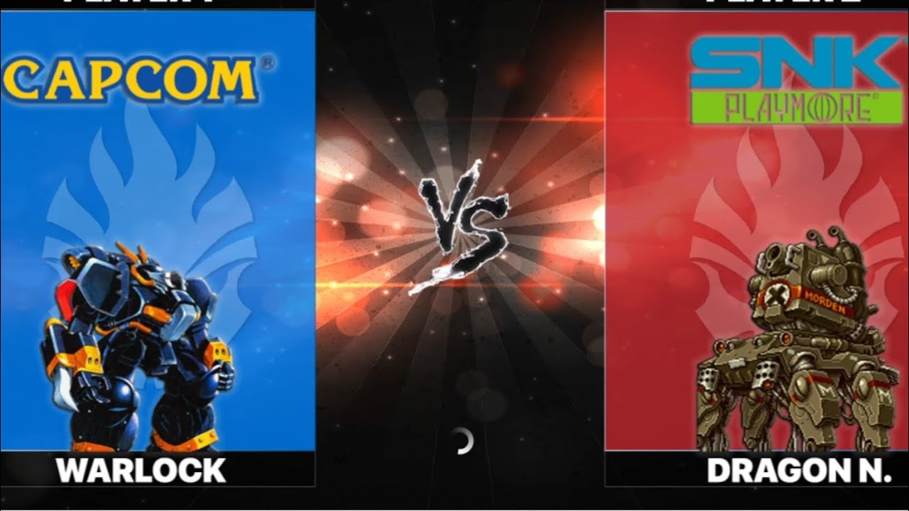 Warlock III of Cyberbots vs Dragon Nosuke of Metal Slug