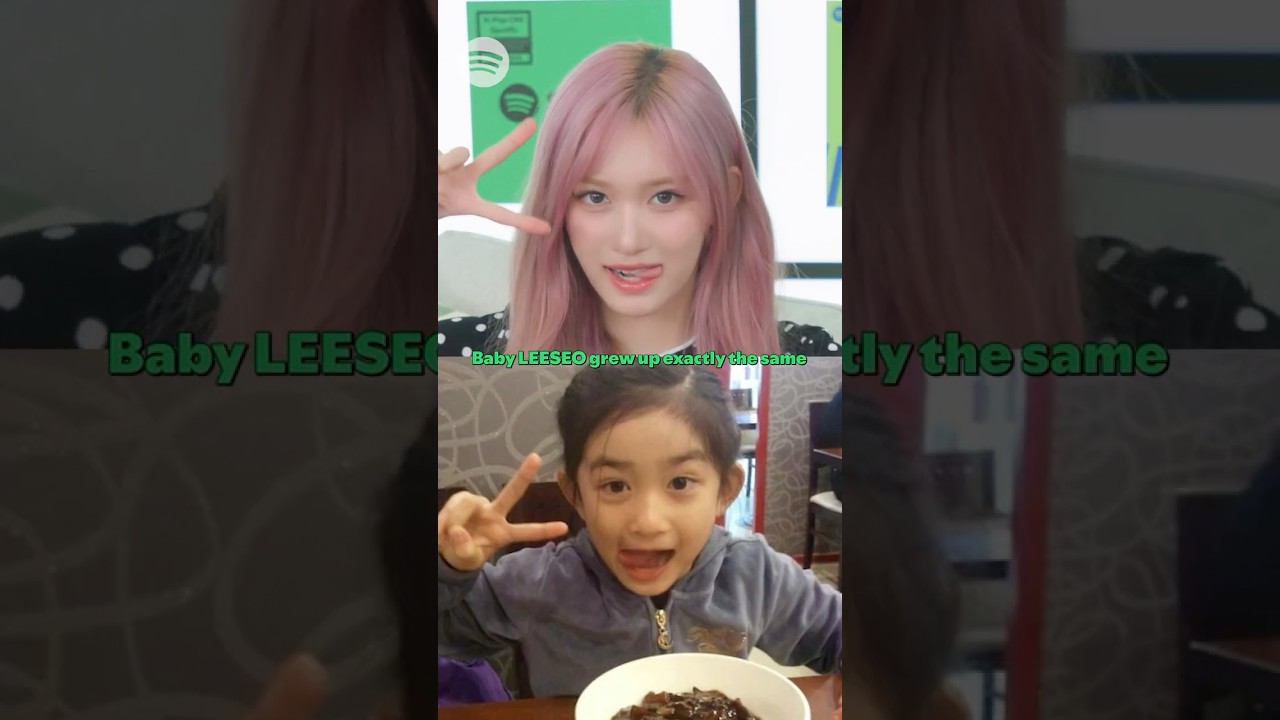 LEESEO recreates her baby photo 👶ㅣBehind the Scenes