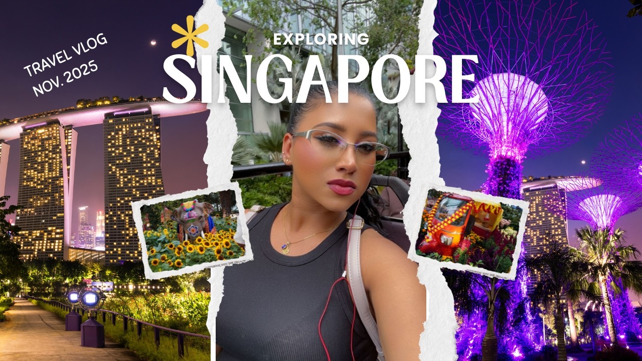 Singapore Travel Vlog | 4 Days Exploring the City