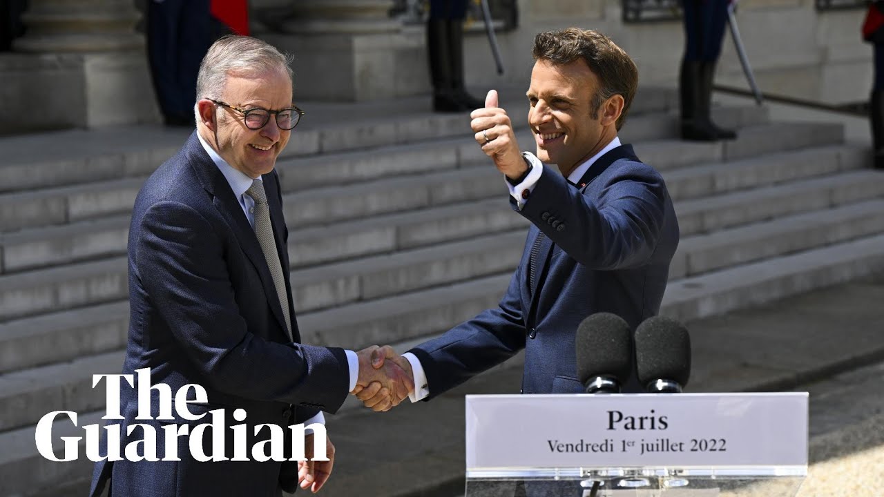 Australia and France seek 'new start' in relations as Albanese visits Macron