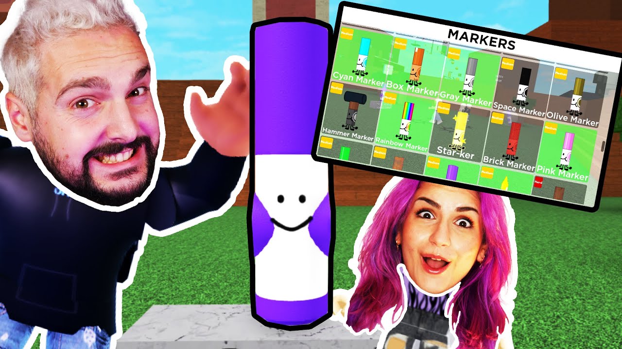 1.MAL FIND THE MARKERS BEI ROBLOX SPIELEN! Werden Kaan & Dania alle Stifte finden? [Roblox Deutsch]