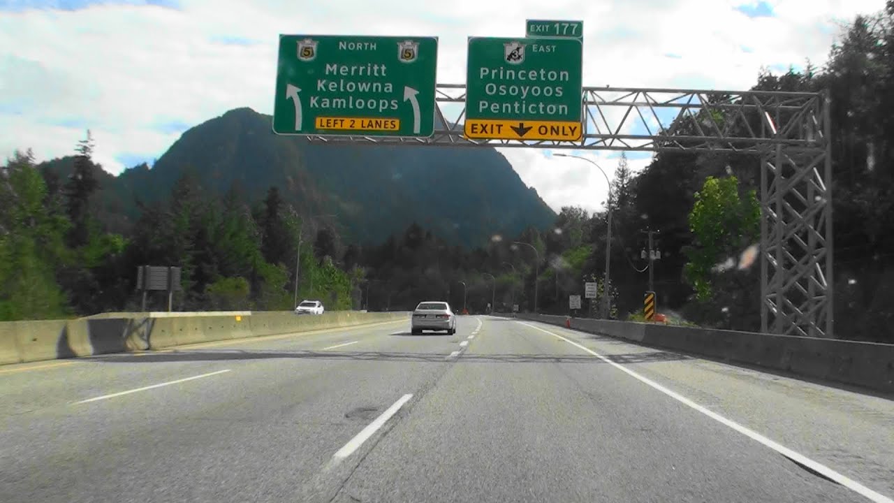 DRIVING ON CROWSNEST HIGHWAY (HWY 3) BRITISH COLUMBIA TO ALBERTA BORDER!