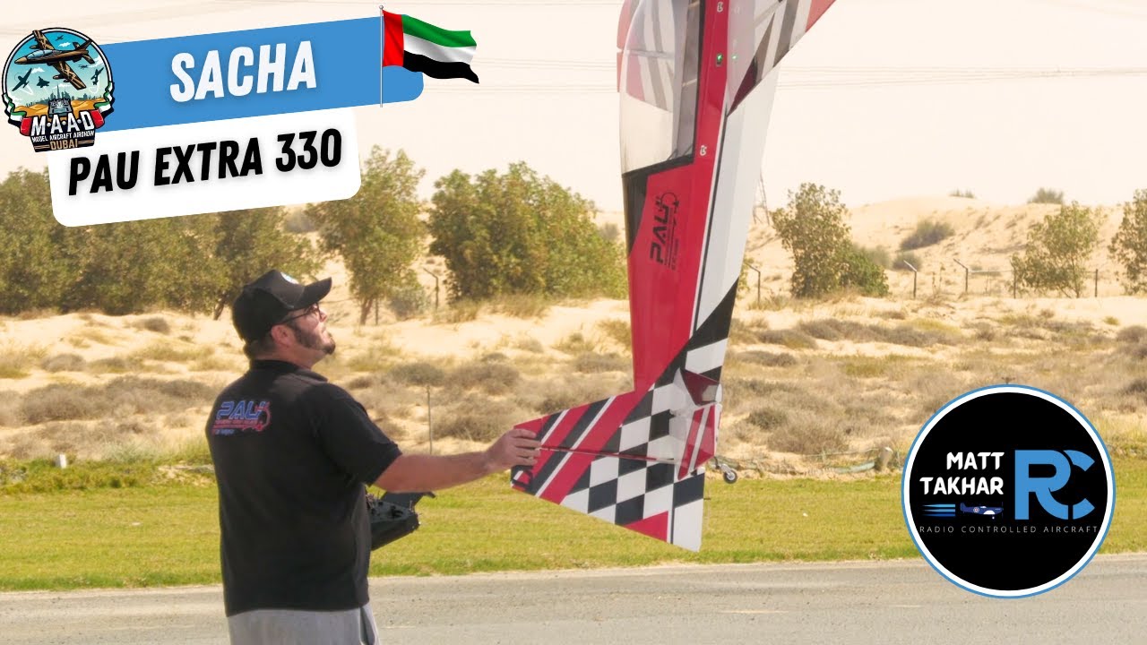🔥 Sacha Cecconi Flying the PAU Extra 330 70cc | MAAD 2025 Airshow