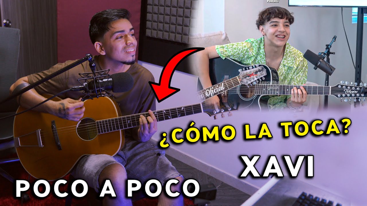 ¿Cómo la toca? Xavi - Poco A Poco en Vivo Acústico (Acordes + Requinto)