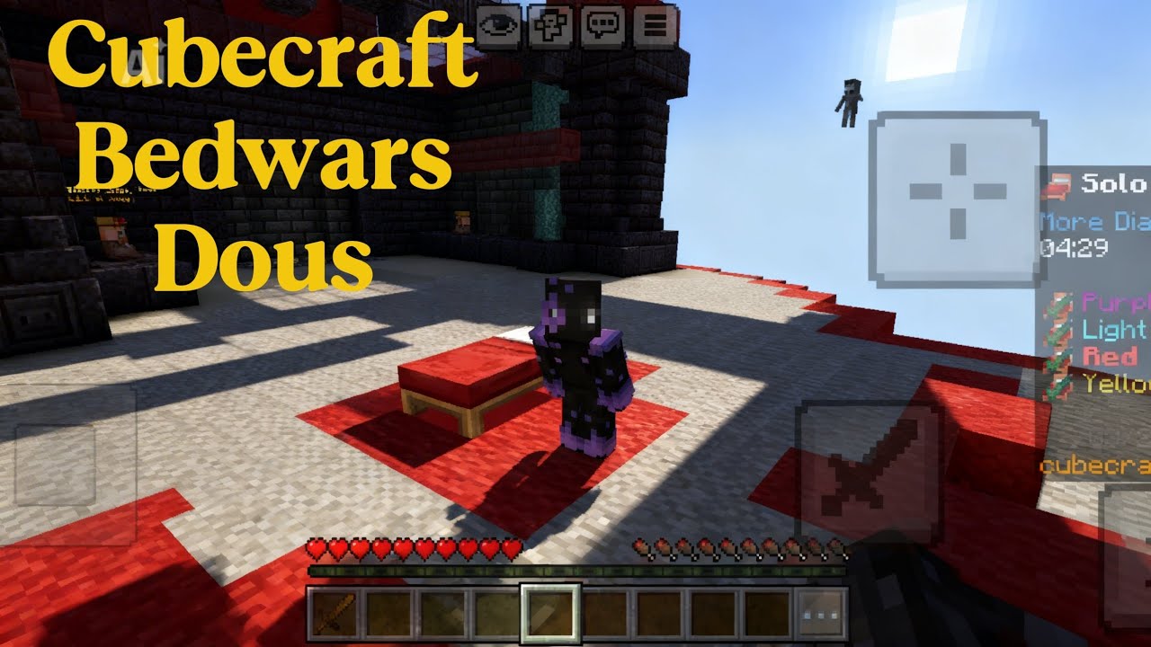 Playing cubecraft bedwars duos