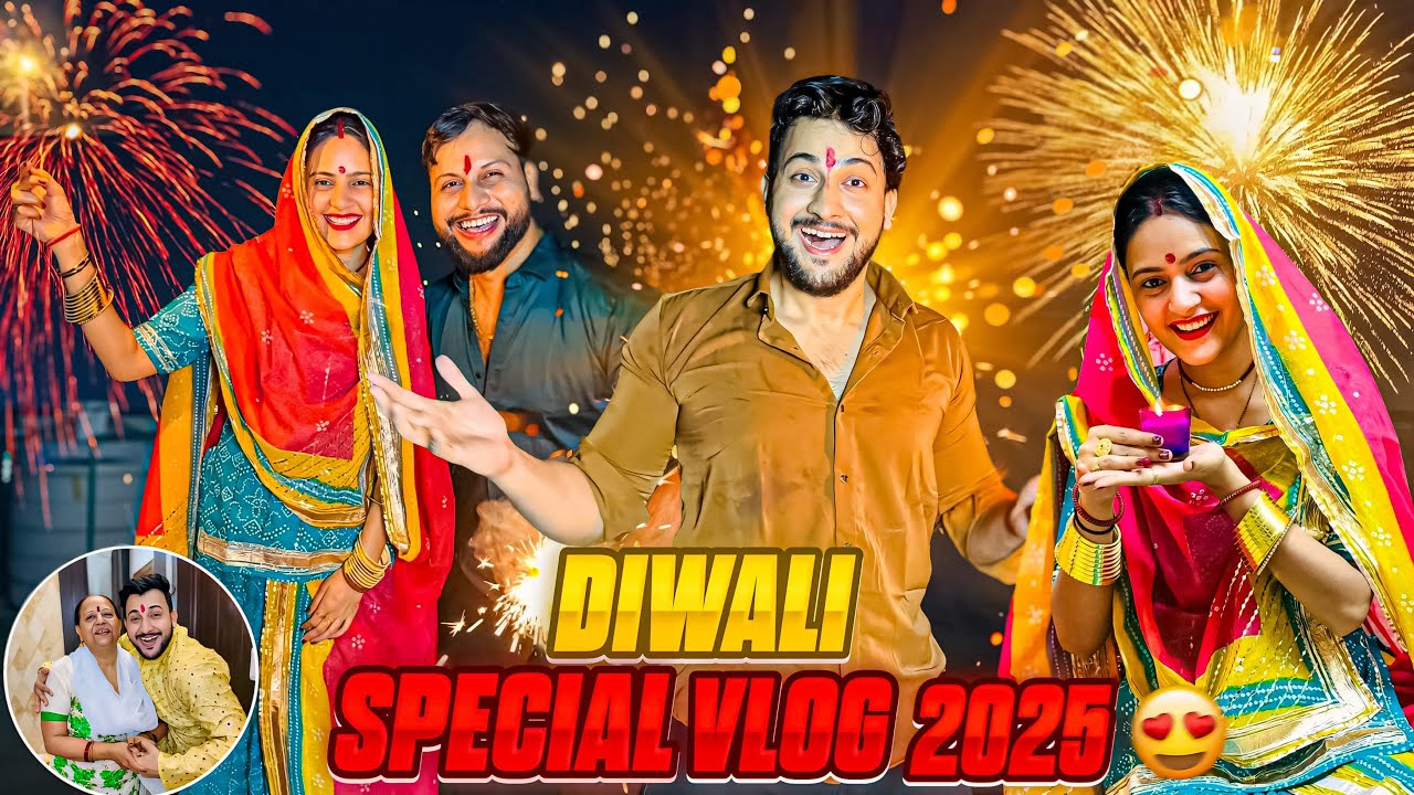 Diwali Special Vlog 2025💥 Celebration With Family😍 | Vinay Thakur Vlogs