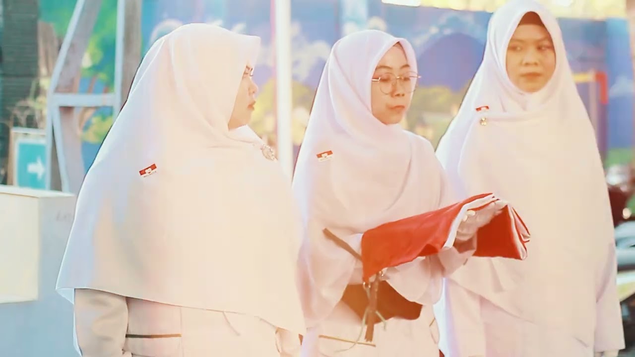 Upacara HUT RI ke 78 - Petugas Upacara Guru-guru MIS Sabilussalam