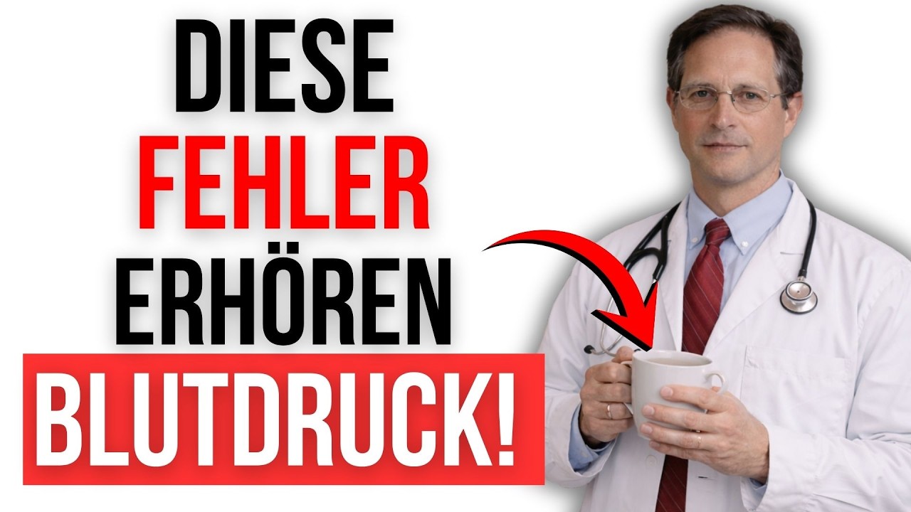 DREI FEHLER, DIE IHREN BLUTDRUCK JEDEN TAG ERHÖHEN – VERMEIDEN!