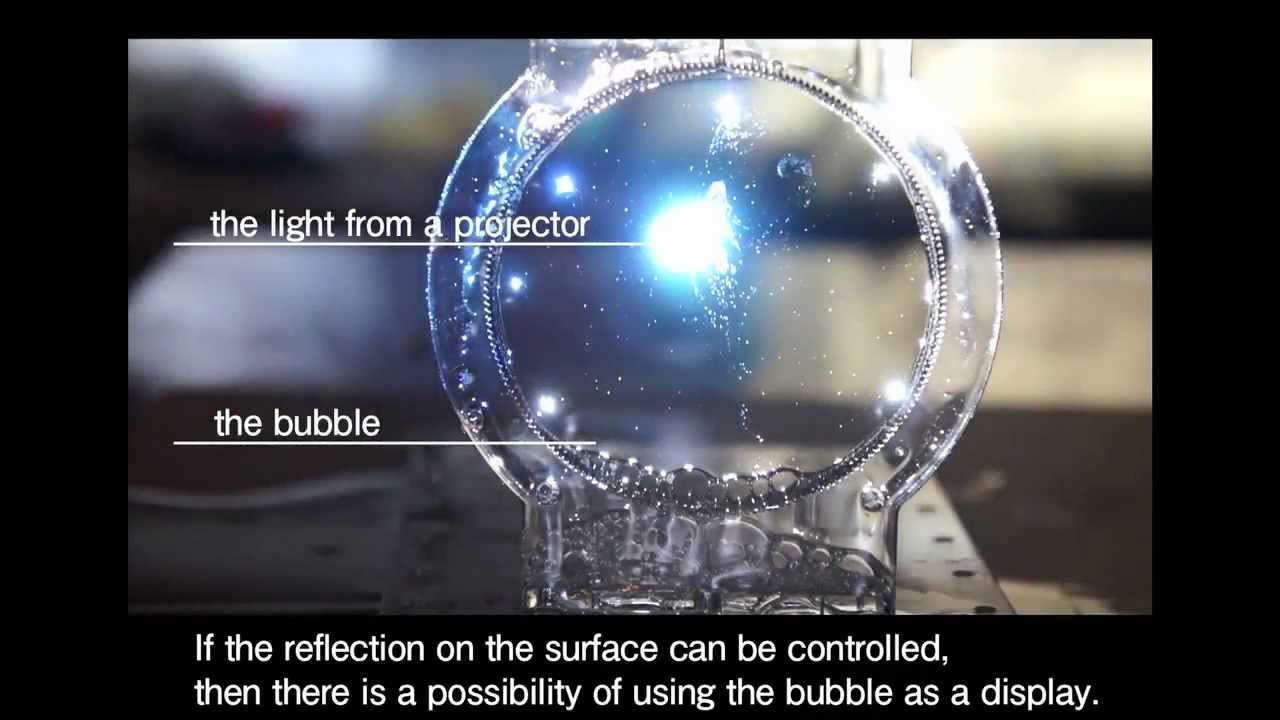A Colloidal Display: membrane screen that combines  transparency, BRDF and 3D volume