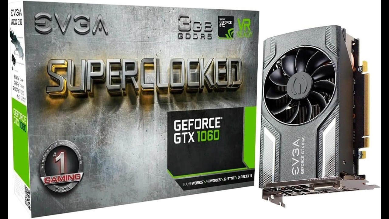 Review de EVGA Geforce GTX 1060 (3GB)