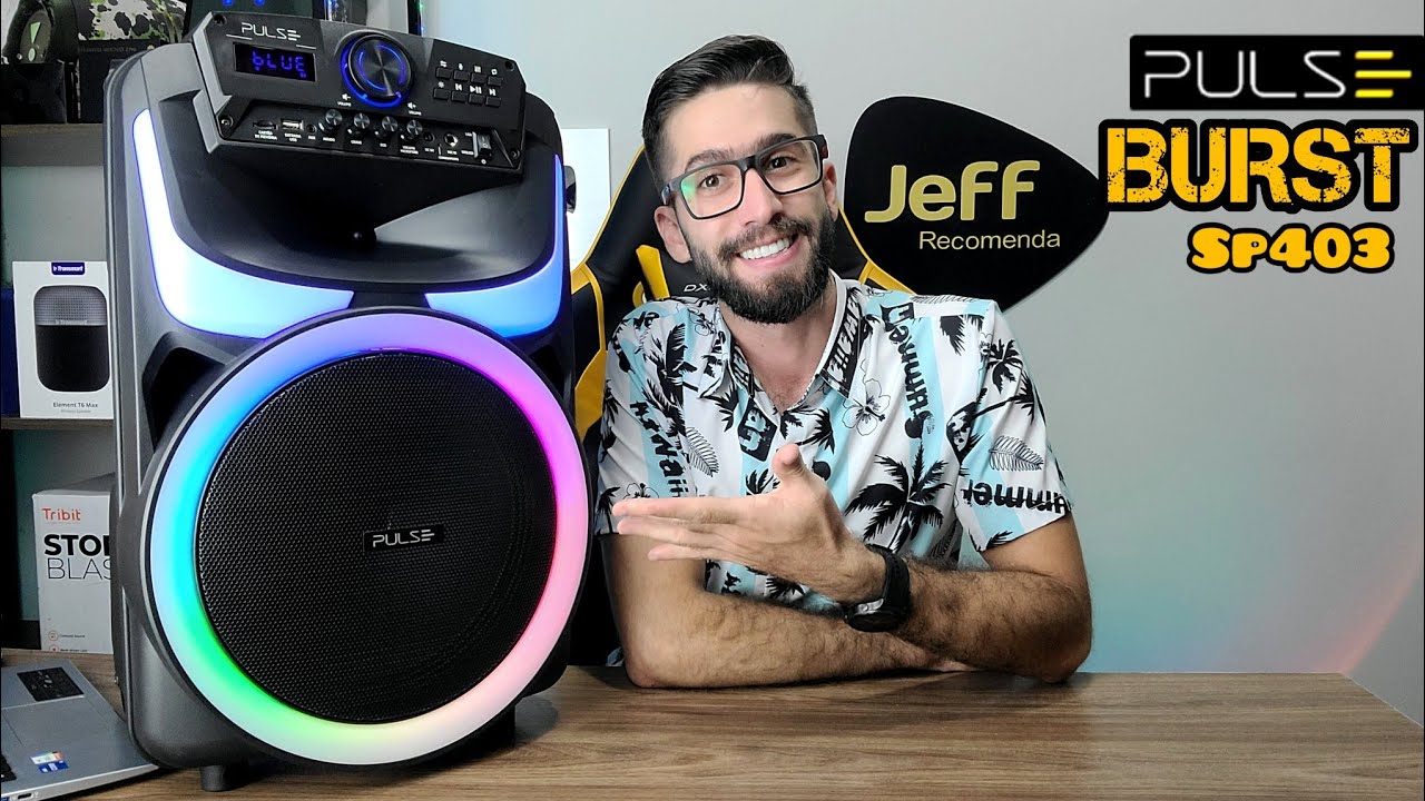 Lançamento! PULSE BURST SP403: É uma Boa caixa de som AMPLIFICADA? Vale a pena? (Unboxing/Análise)