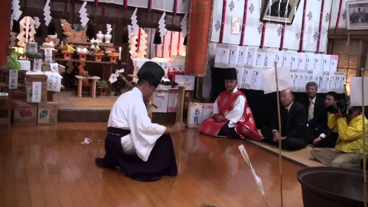 有川大神宮祭典　奉納松前神楽　其の二