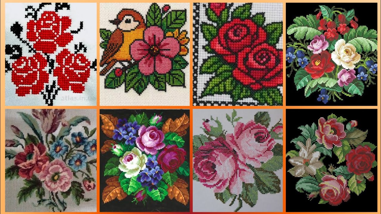 #1 Самые красивые и уникальные новые схемы для вышивки крестом на все случаи жизни #ДизайнВышивки...