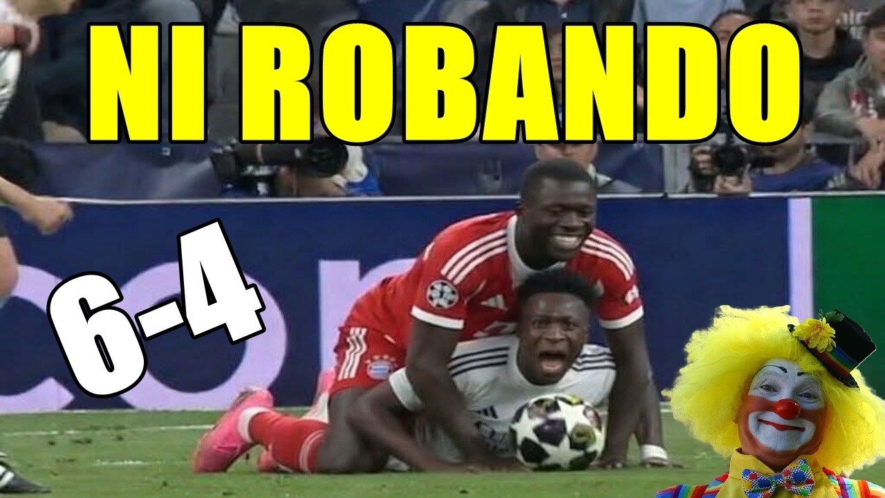 EL BAYERN SUPERA EL EN&Eacute;SIMO ATRACO MISERABLE DEL TRAMPAS Y LO ECHA A PATADAS DE LA CHAMPIONS (6-4)