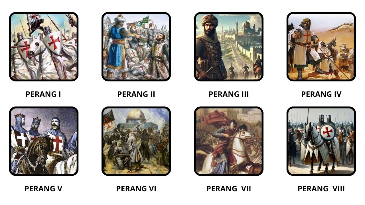 Semua Perang Salib Dijelaskan Dalam 8 Menit‼️ Umat Kristen Sering Kalah‼️