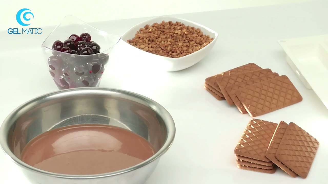 Recette de biscuits avec de la glace à la crème et aux griottes