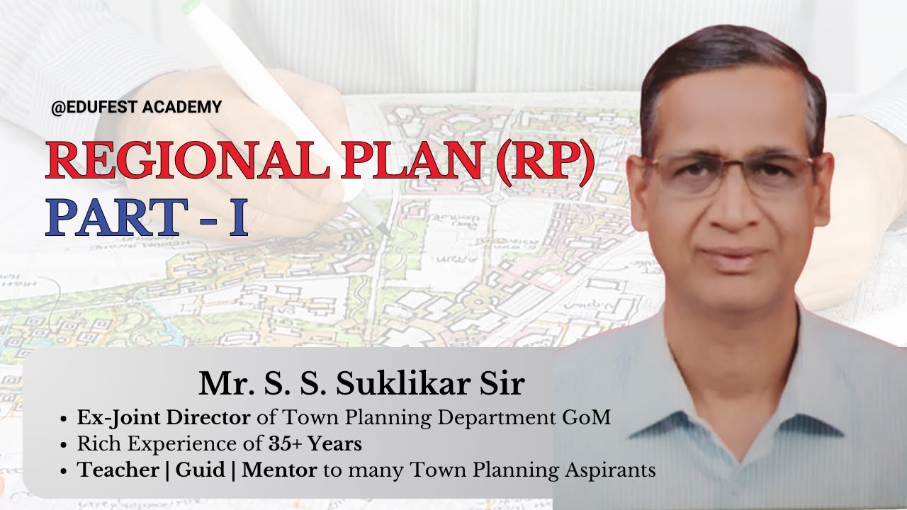 Demo Lecture on Regional Plan (RP): Part-1 | S. S. Suklikar Sir