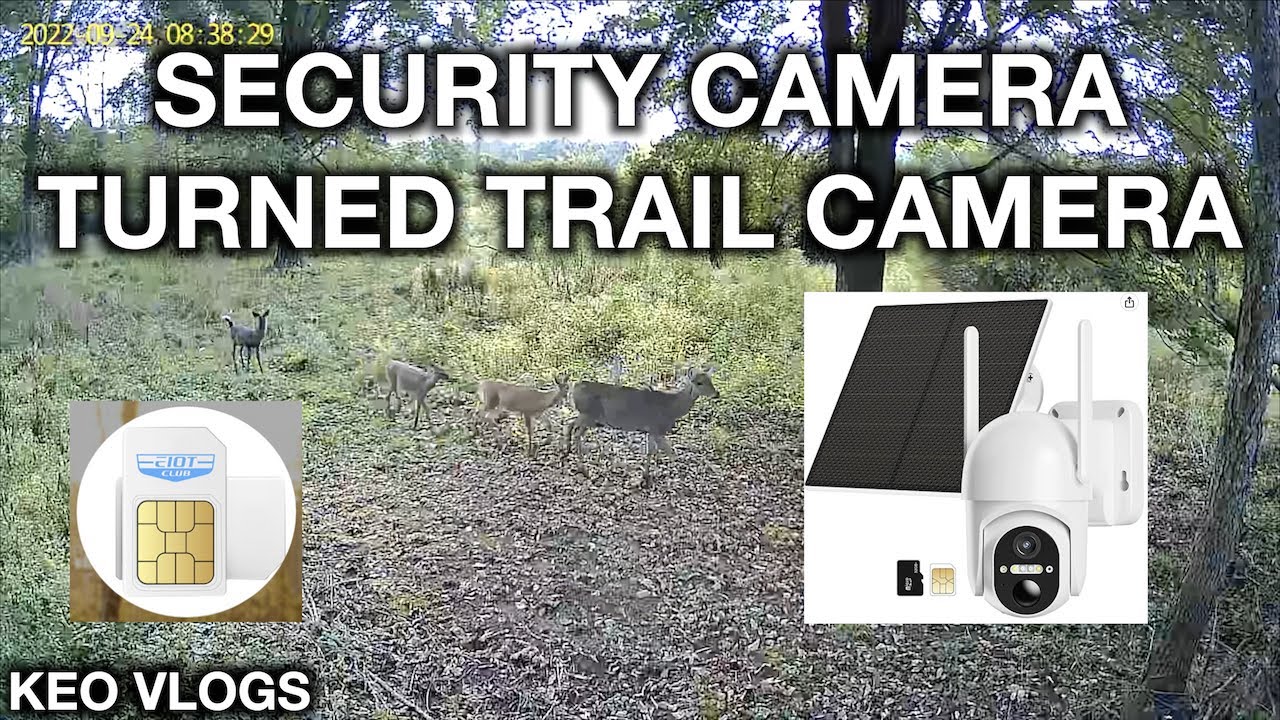 4G Cellular Security Camera Turned Trail Cam