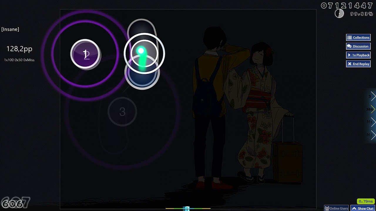 Osu! - Ikanaide [Insane] 99.91% [LIVE PP COUNTER]