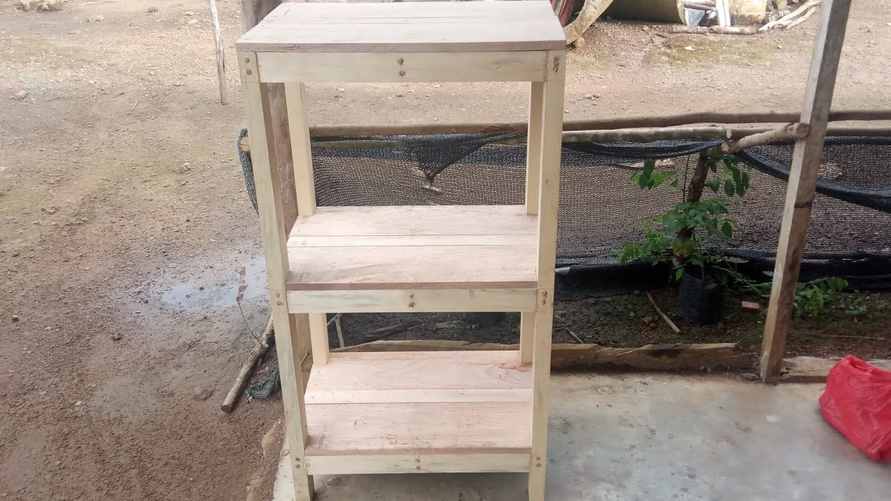 Cara membuat rak aquarium dari kayu